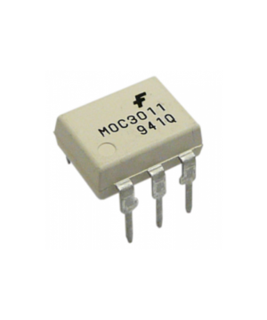 MOC3011 - 6 Pin DIP - Optoisolator - TRIAC Driver Output