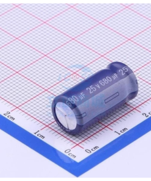 Aluminum Electrolytic Capacitor Dip 680uF±20% 25V