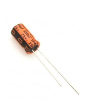 25V 100uF Electrolytic Capacitor