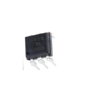 4N26 DC Input Transistor Output Optocoupler Through Hole 6-Pin PDIP