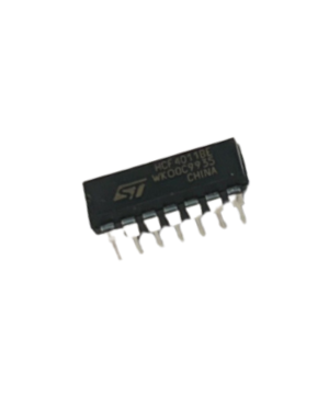 ST IC- HCF4011BE- GATE NAND QUAD 2-INP- 14-DIP